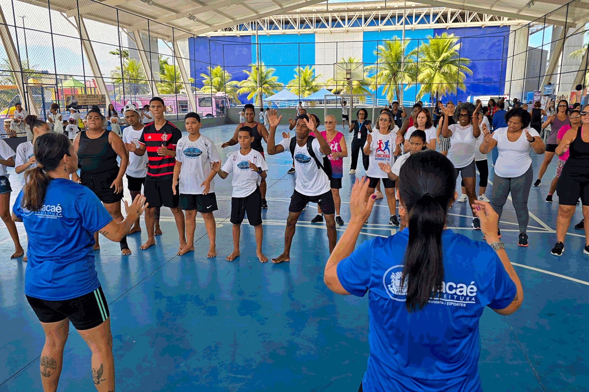 Saúde e movimento tomaram conta da Arena Sol e Mar em ação aberta ao público