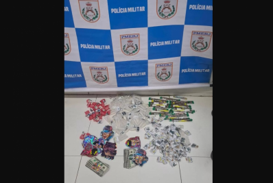 Elemento é preso com drogas após troca de tiros em São Pedro da Aldeia