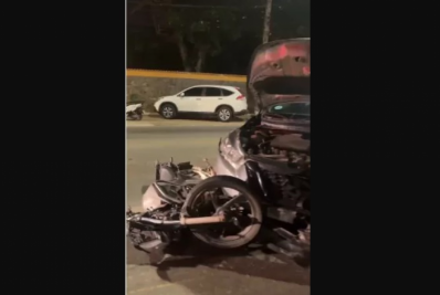 Motociclista fica ferido após colisão com carro na RJ-102, em Búzios