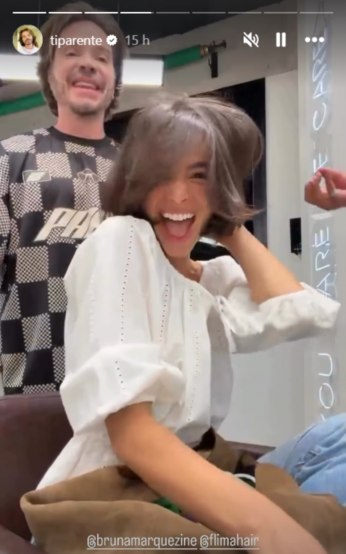 Bruna Marquezine mostra novo visual - Reprodu&ccedil;&atilde;o / Instagram
