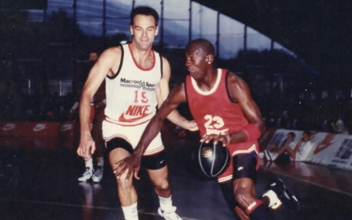 Oscar Schmidt e Michael Jordan