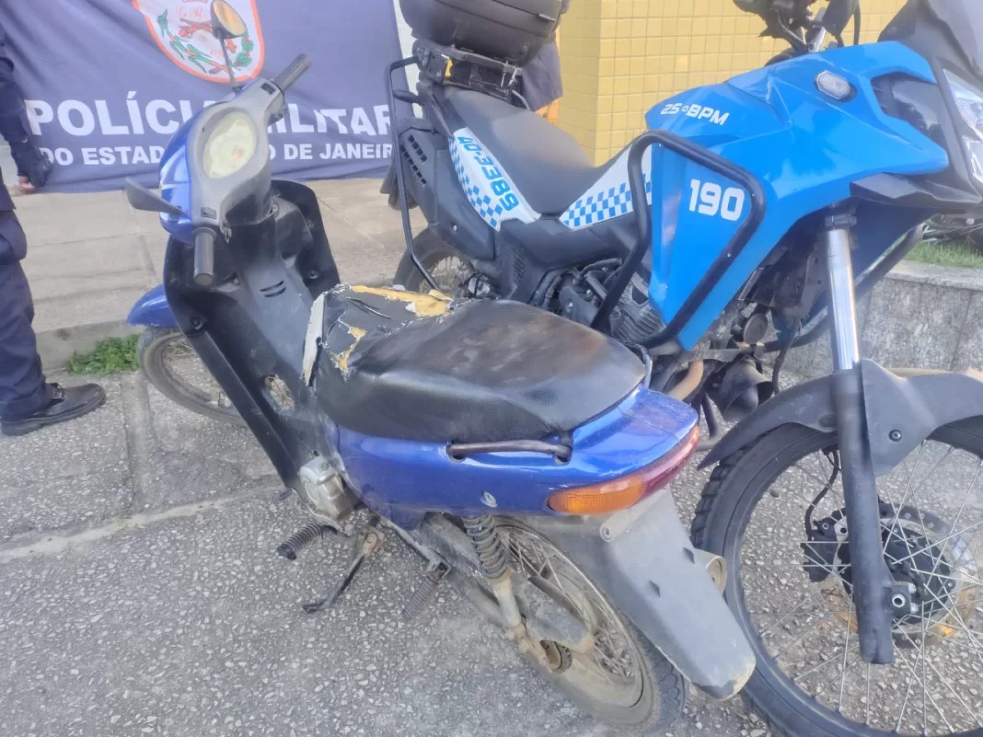 Homem é preso em São Pedro da Aldeia com moto clonada roubada em Cabo Frio