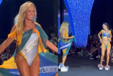 Aos 82 anos, Helô Pinheiro encanta e rouba a cena na Rio Fashion Week