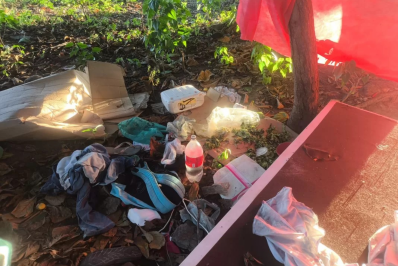 Acampamento irregular é desfeito em ação da Guarda Civil Municipal de Cabo Frio