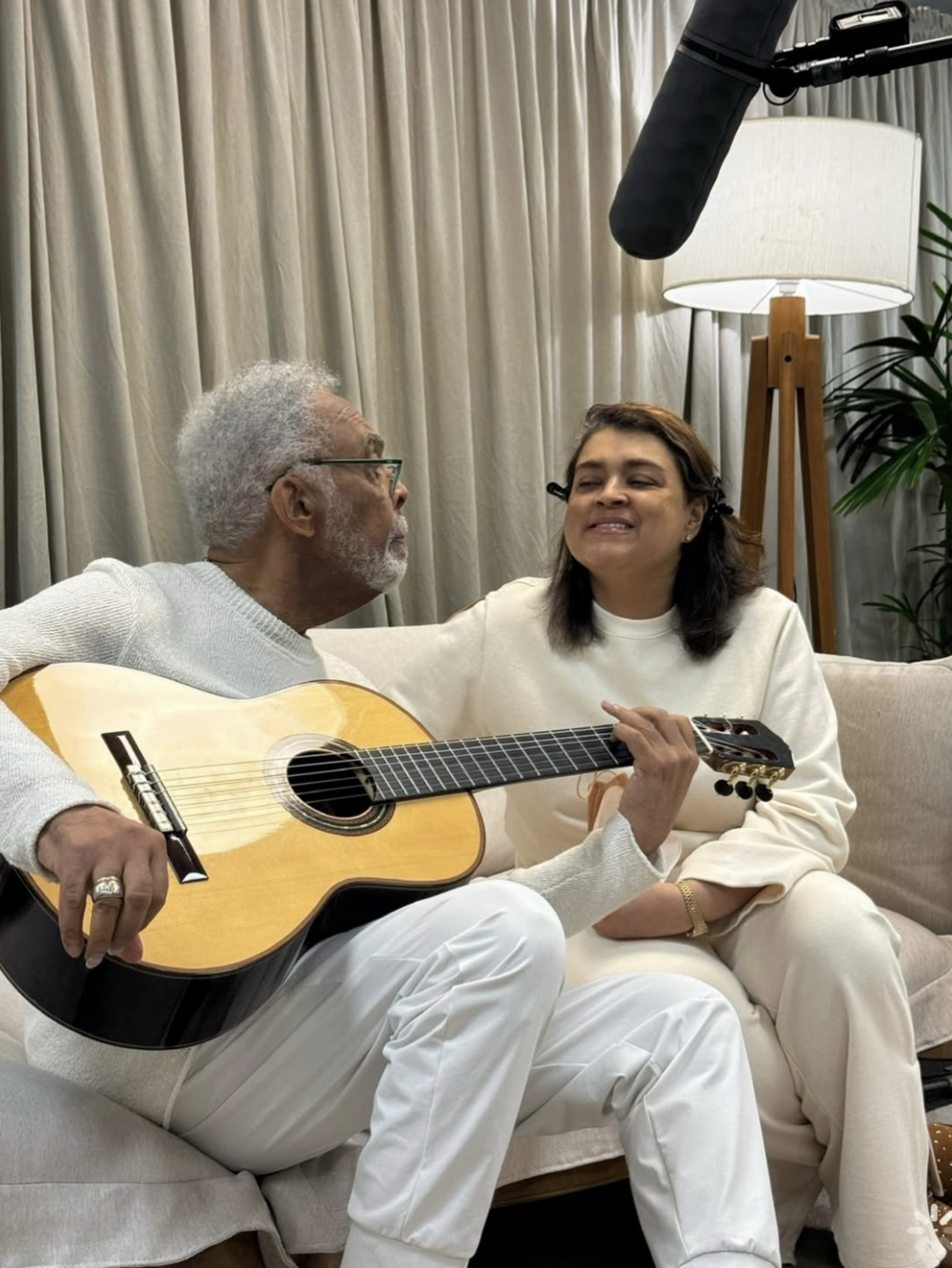 Gilberto Gil e Preta Gil em novo registro