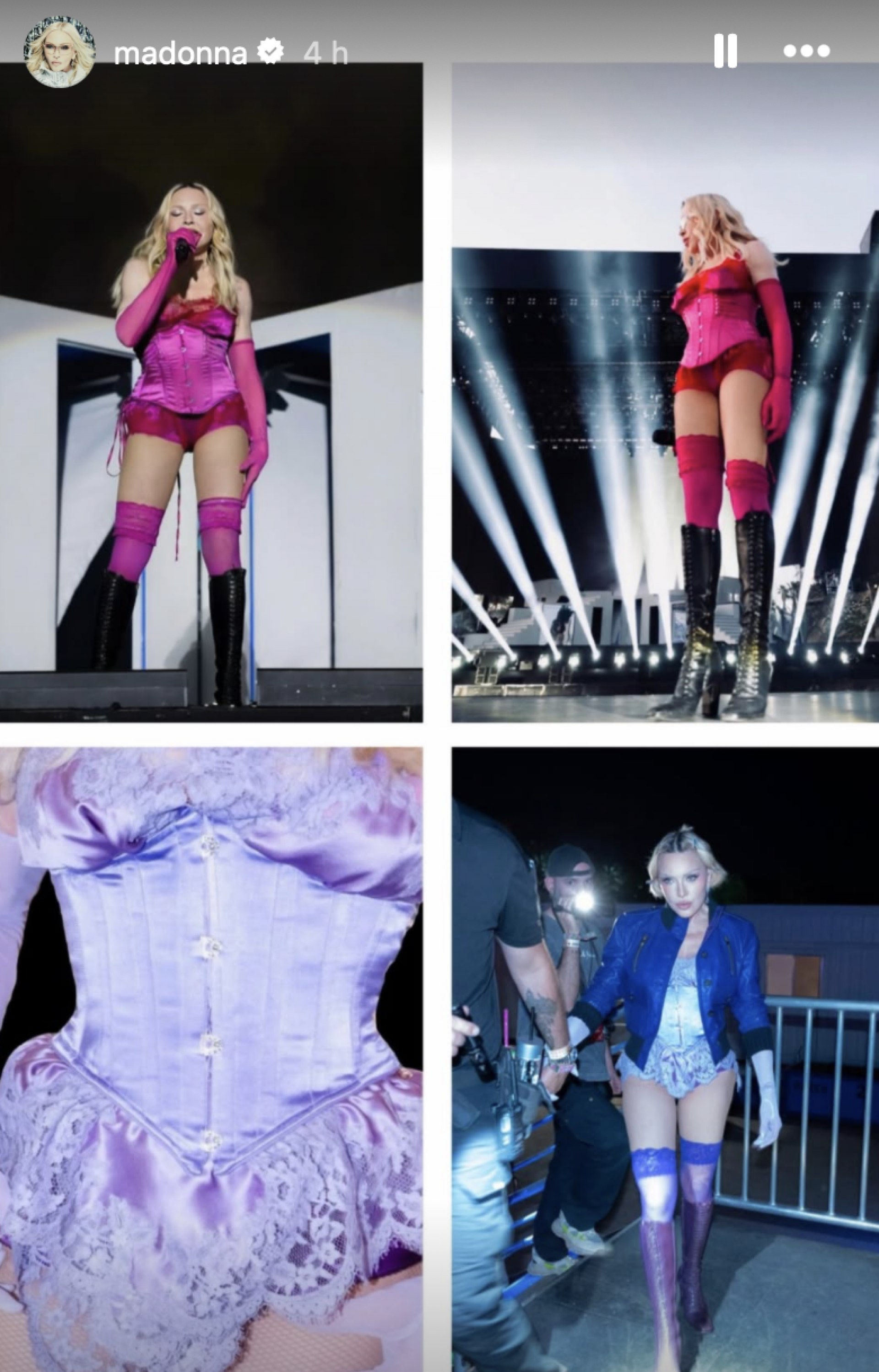 Figurinos roubados de Madonna - Reprodução/Instagram