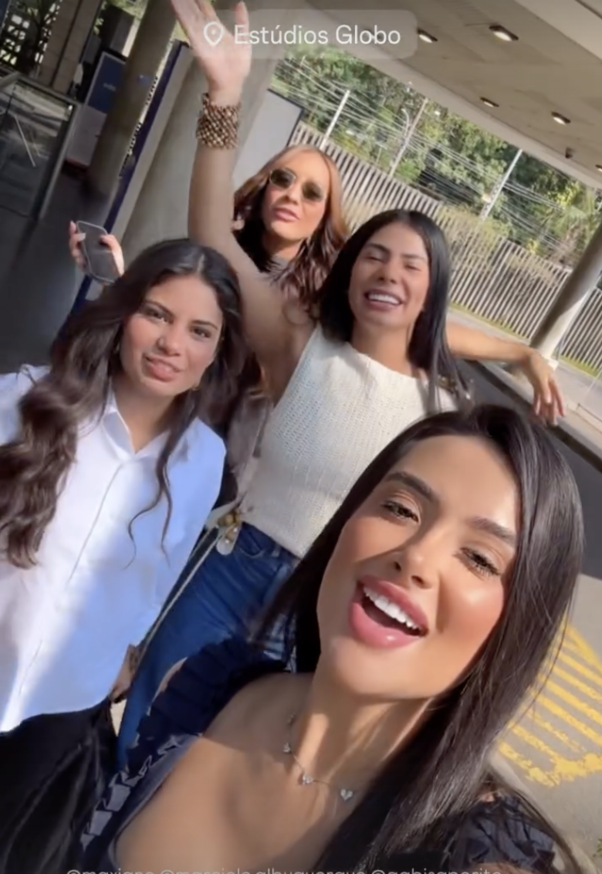 Marciele, Maxiane, Jordana e Gabriela - Reprodução/Instagram