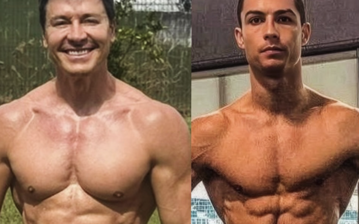 Rodrigo Faro exibe corpo definido