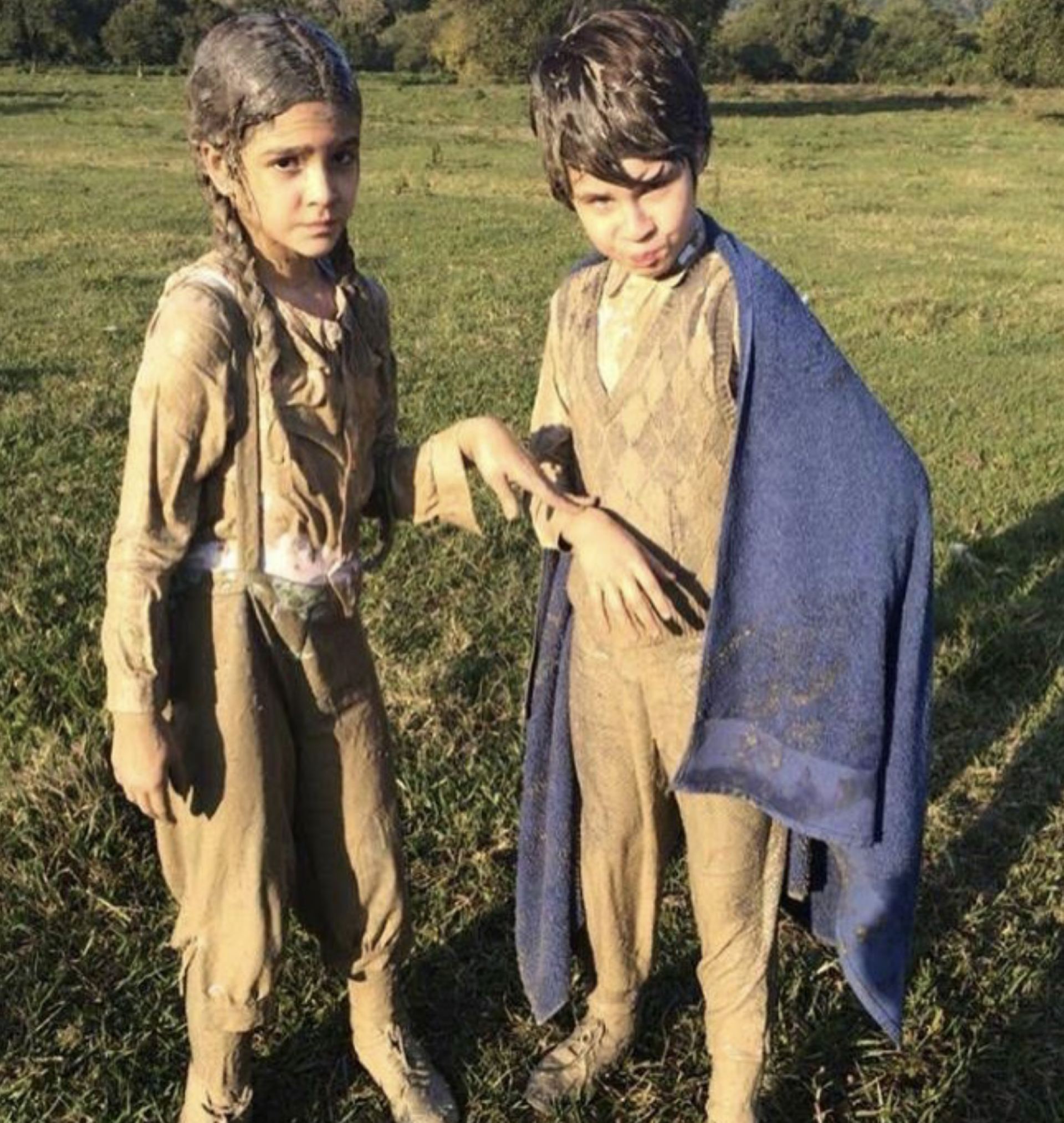 Mel Maia nas gravações de 