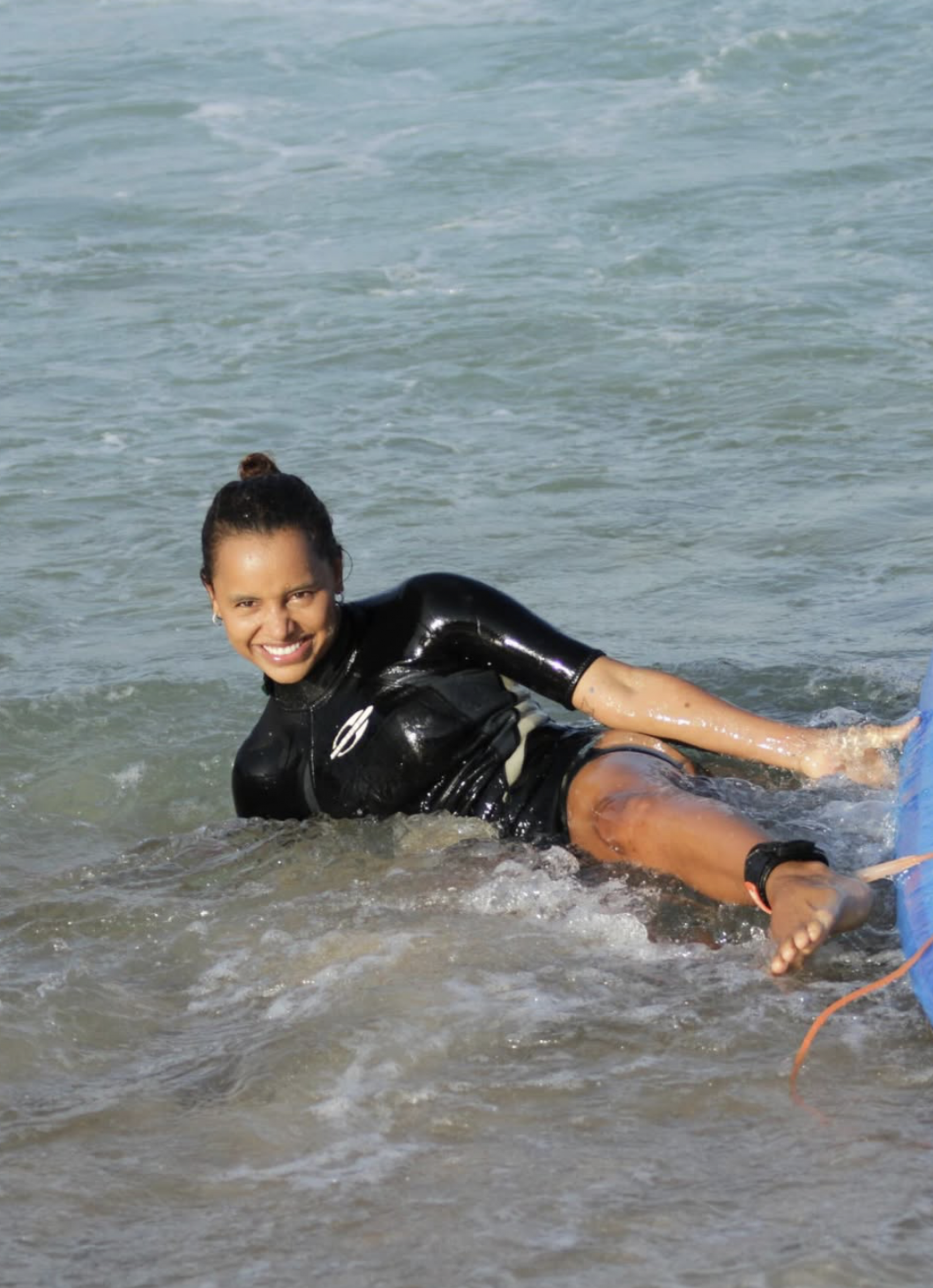 Gleici Damasceno em aula de surfe no Rio de Janeiro - Reprodução/Instagram