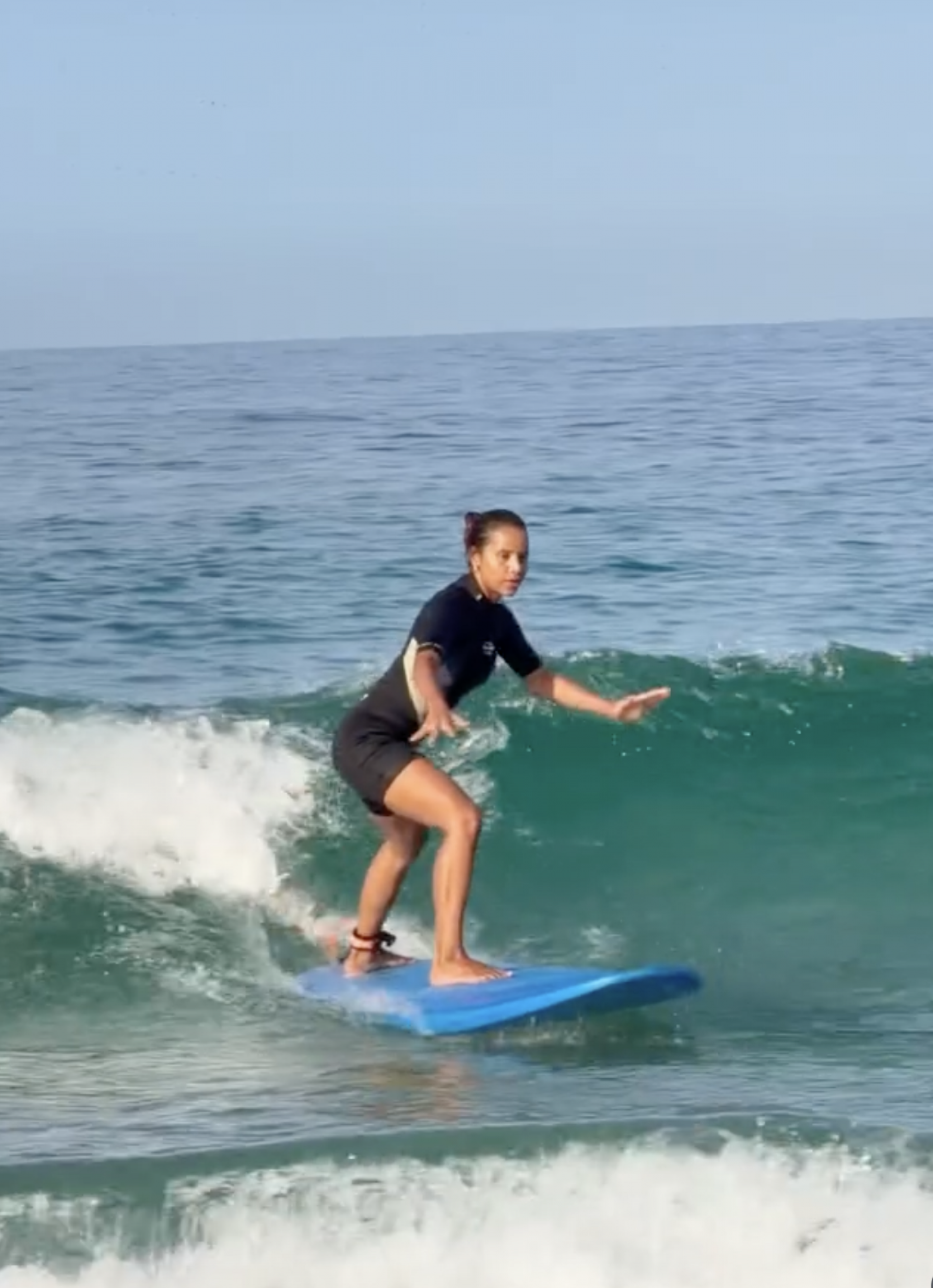 Gleici Damasceno em aula de surfe no Rio de Janeiro - Reprodução/Instagram