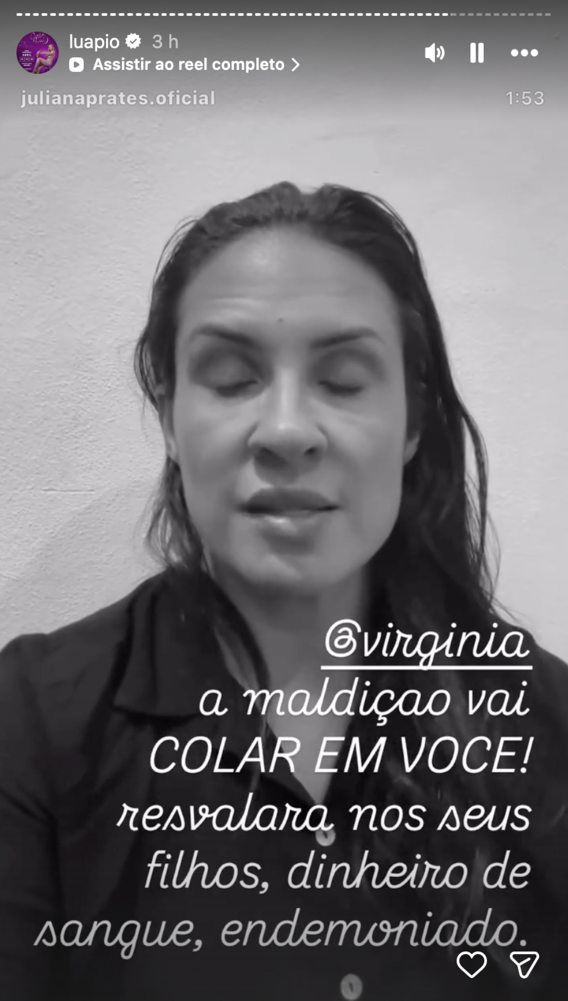 Luana Piovani volta a criticar Virginia por divulgação de bets