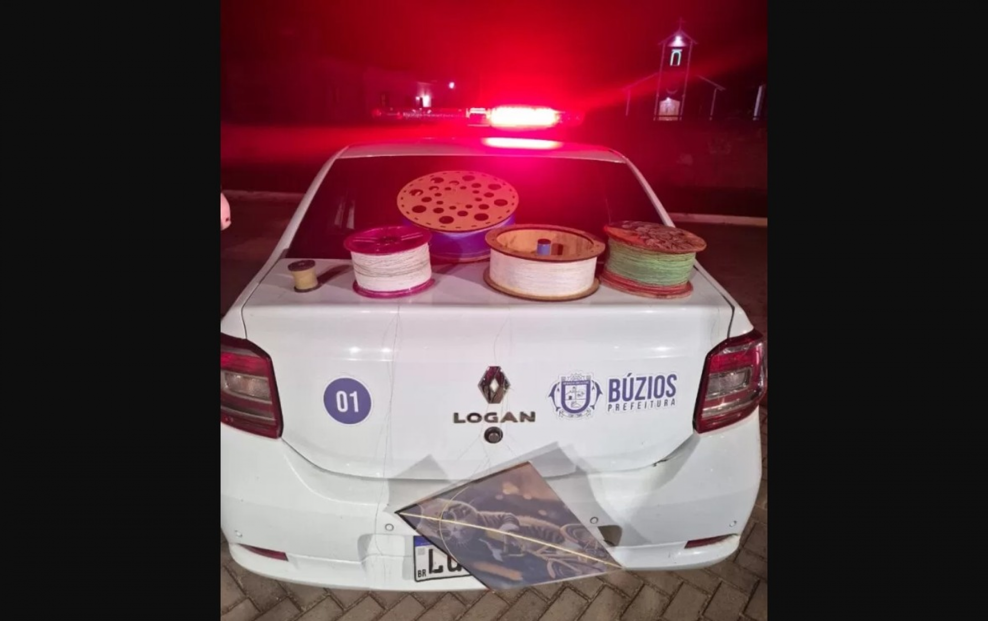 Ação resultou no recolhimento de linha chilena no município. - Reprodução/