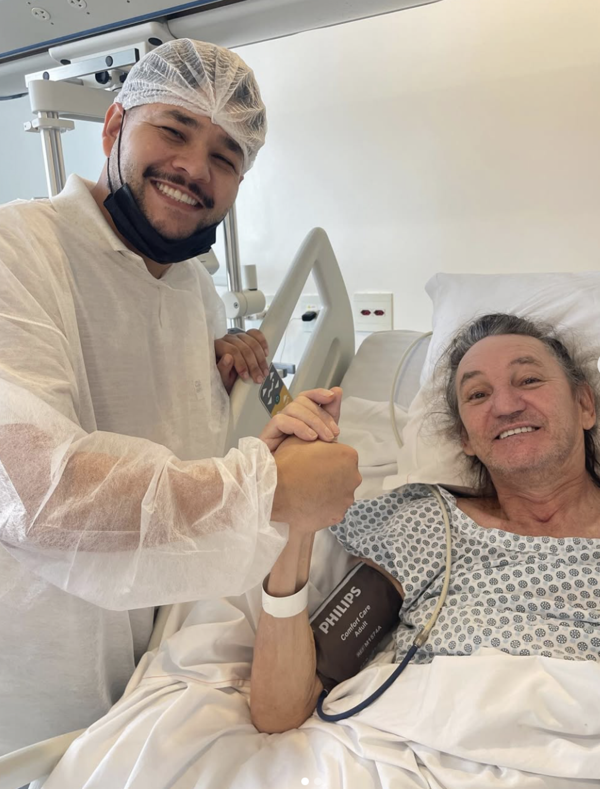 Marquito e médico - Reprodução/Instagram