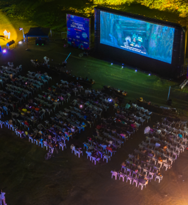 Cinema Inflável ocupa Cachoeiras de Macacu com sessões gratuitas de cinema ao ar livre