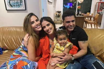 Zezé Di Camargo posa com as filhas: 'Encontros que aquecem o coração' 