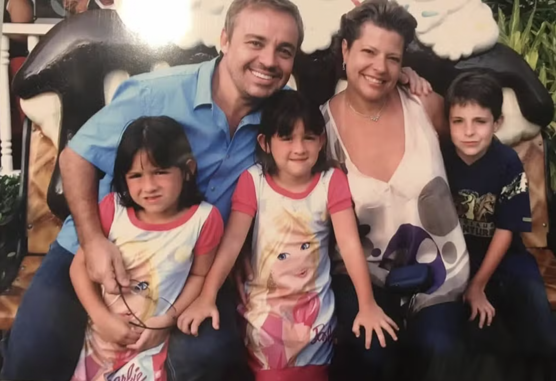 Rose Miram publica foto rara com Gugu Liberato e filhos - Reprodu&ccedil;&atilde;o/Instagram