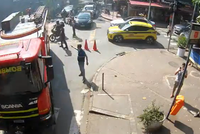 Incêndio atinge loja de roupas em Ipanema