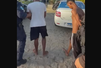 Dupla é presa após agredir homem com pedaço de madeira em Búzios