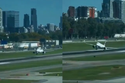 Vídeo! Avião da Latam arremete em Buenos Aires após pouso sob ventos fortes