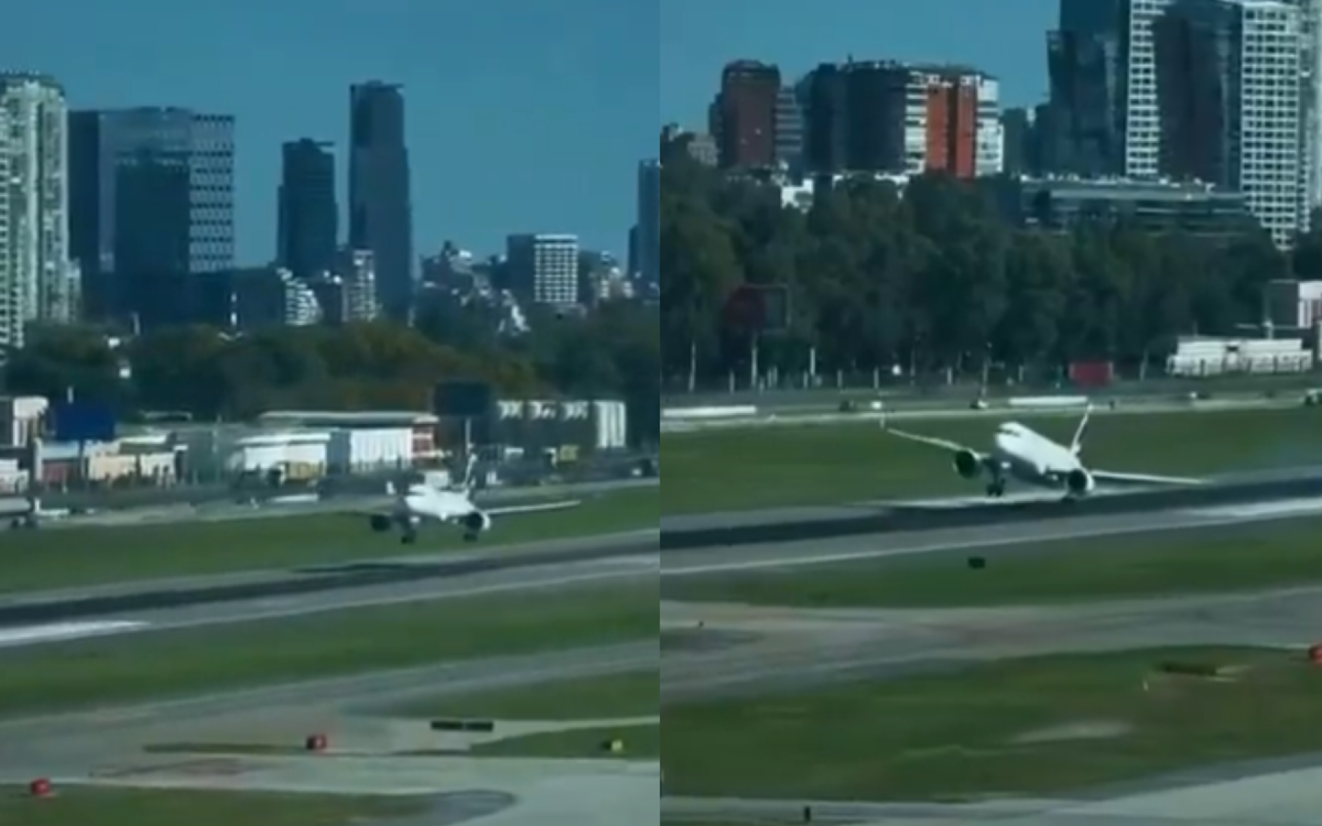 Vídeo! Avião da LATAM arremete em Buenos Aires após pouso sob ventos fortes