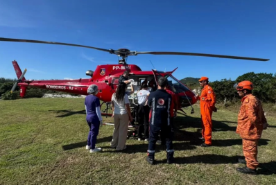 Recém-nascido prematuro é transferido de Arraial do Cabo para hospital no Rio