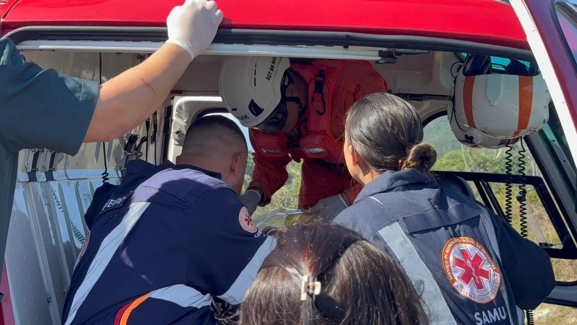 Caso mobilizou estrutura de emergência em Arraial do Cabo. - Reprodução/