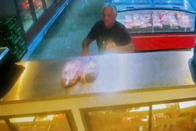 Homem furta duas picanhas em mercado de Cabo Frio e ação é flagrada por câmeras