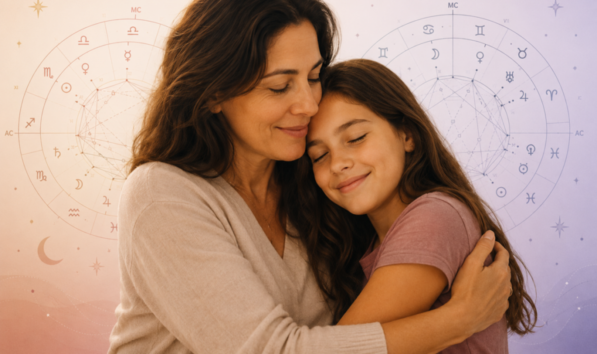 Sinastria entre m&atilde;e e filhos: por que alguns se entendem e outros nem tanto