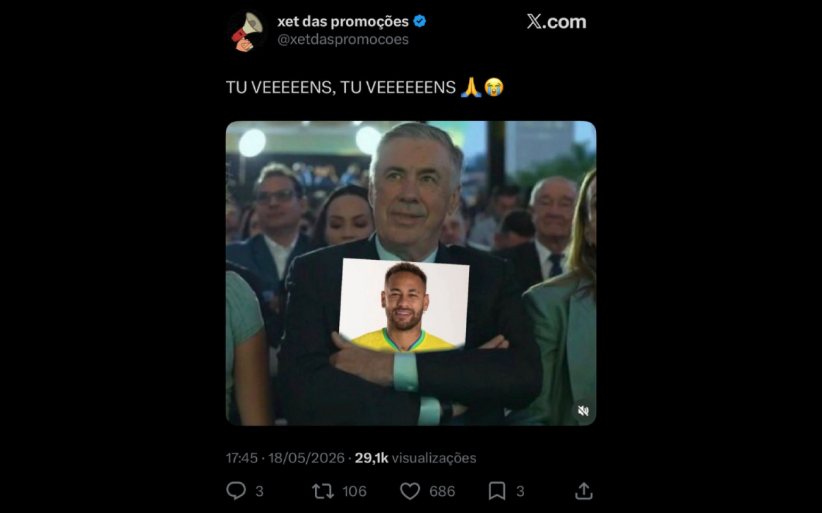 Convocação de Neymar gerou repercussão nas redes
