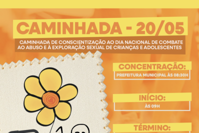 Guapimirim faz caminhada contra o abuso infantil no dia 20 de maio