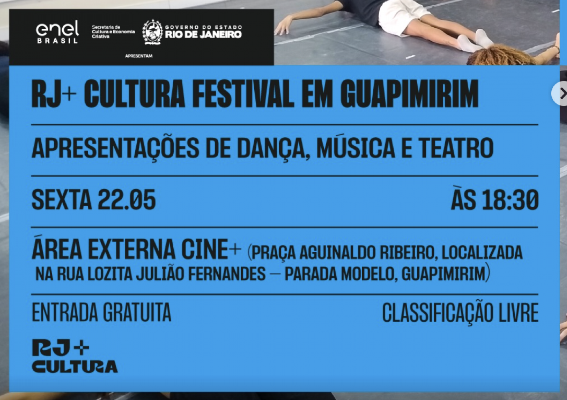 Guapi recebe festival gratuito de música, dança e teatro nesta sexta