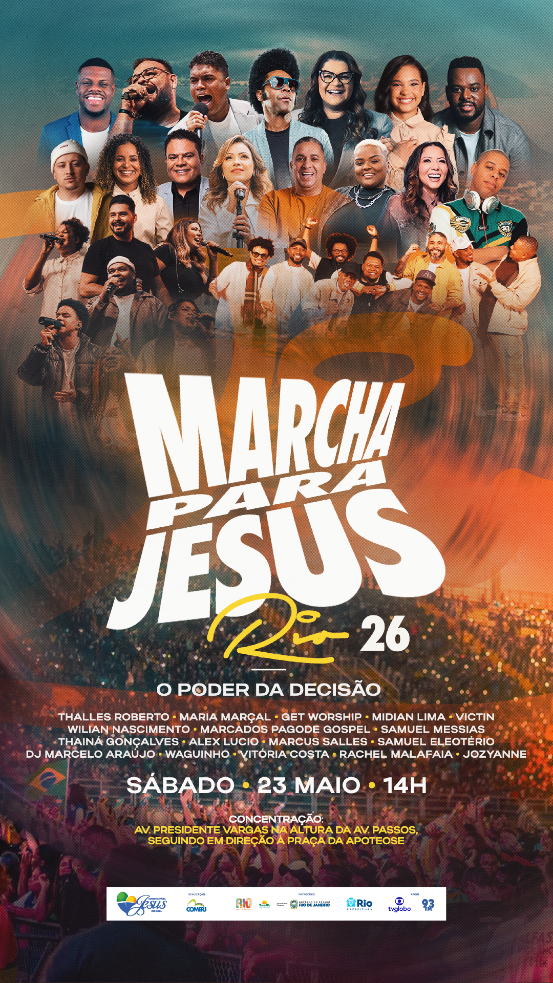 19&ordf; edi&ccedil;&atilde;o da Marcha Para Jesus do Rio de Janeiro - Divulga&ccedil;&atilde;o