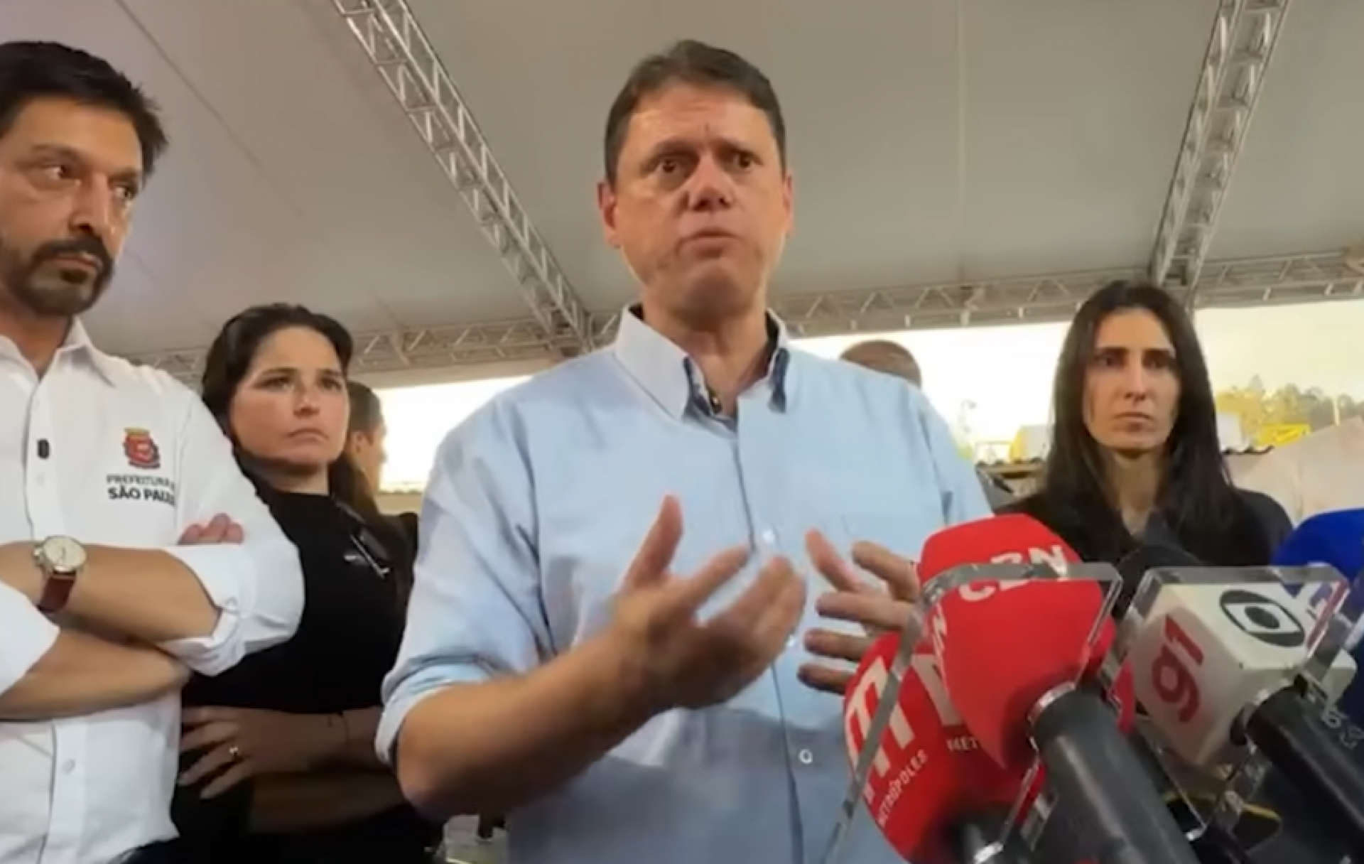 'Claro que é justo', diz Tarcísio sobre reivindicações de alunos em greve na USP