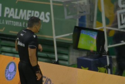 CBF divulga áudio do VAR em gol anulado da Chapecoense contra o Palmeiras
