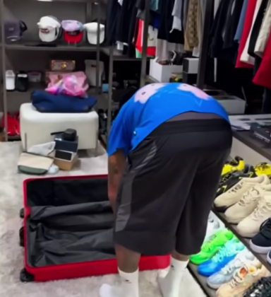 Neymar mostra closet e surpreende com mala: 'Não vou sair'