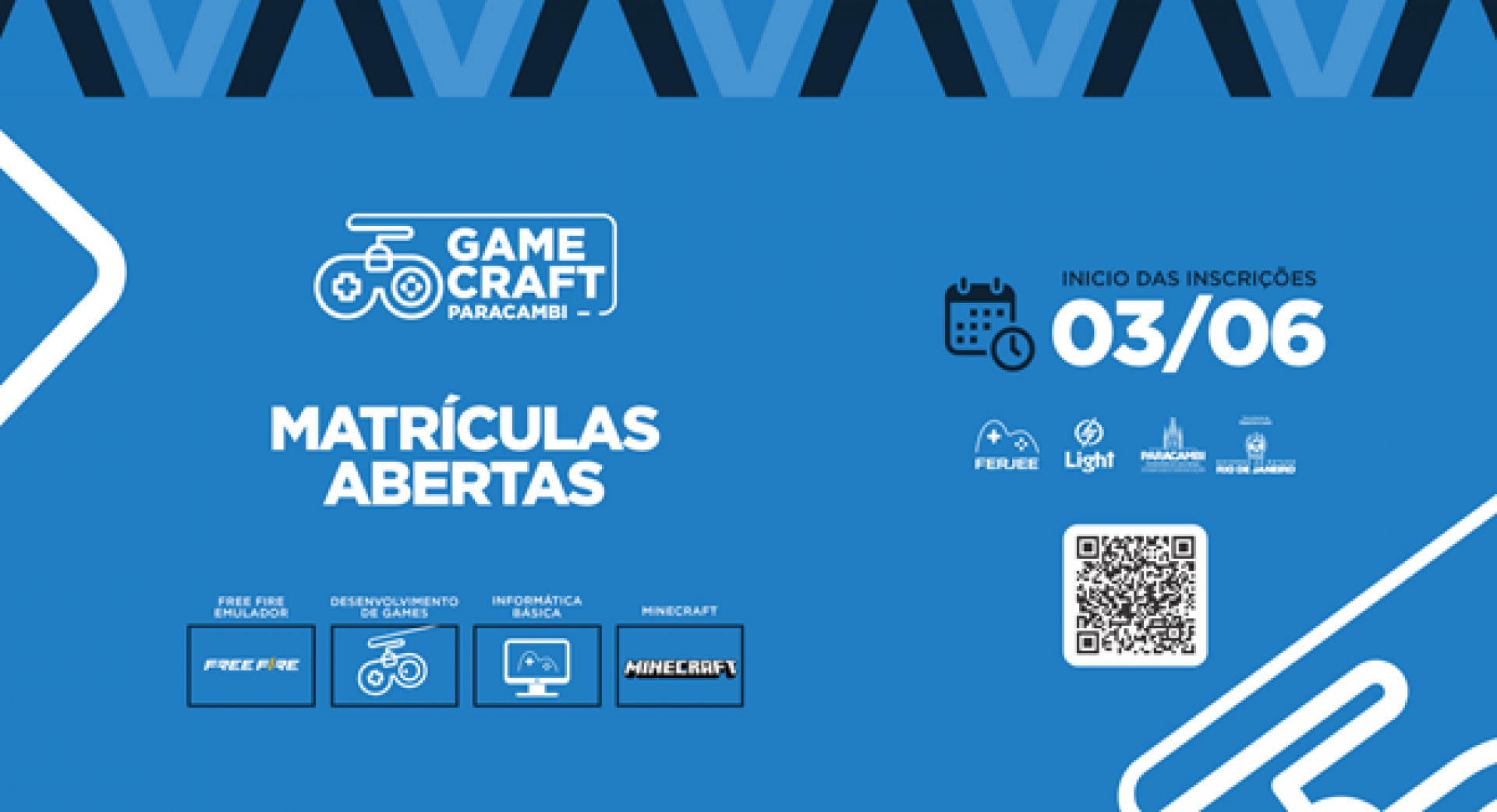 Paracambi abre inscrições para o GameCraft, maior escola púb
