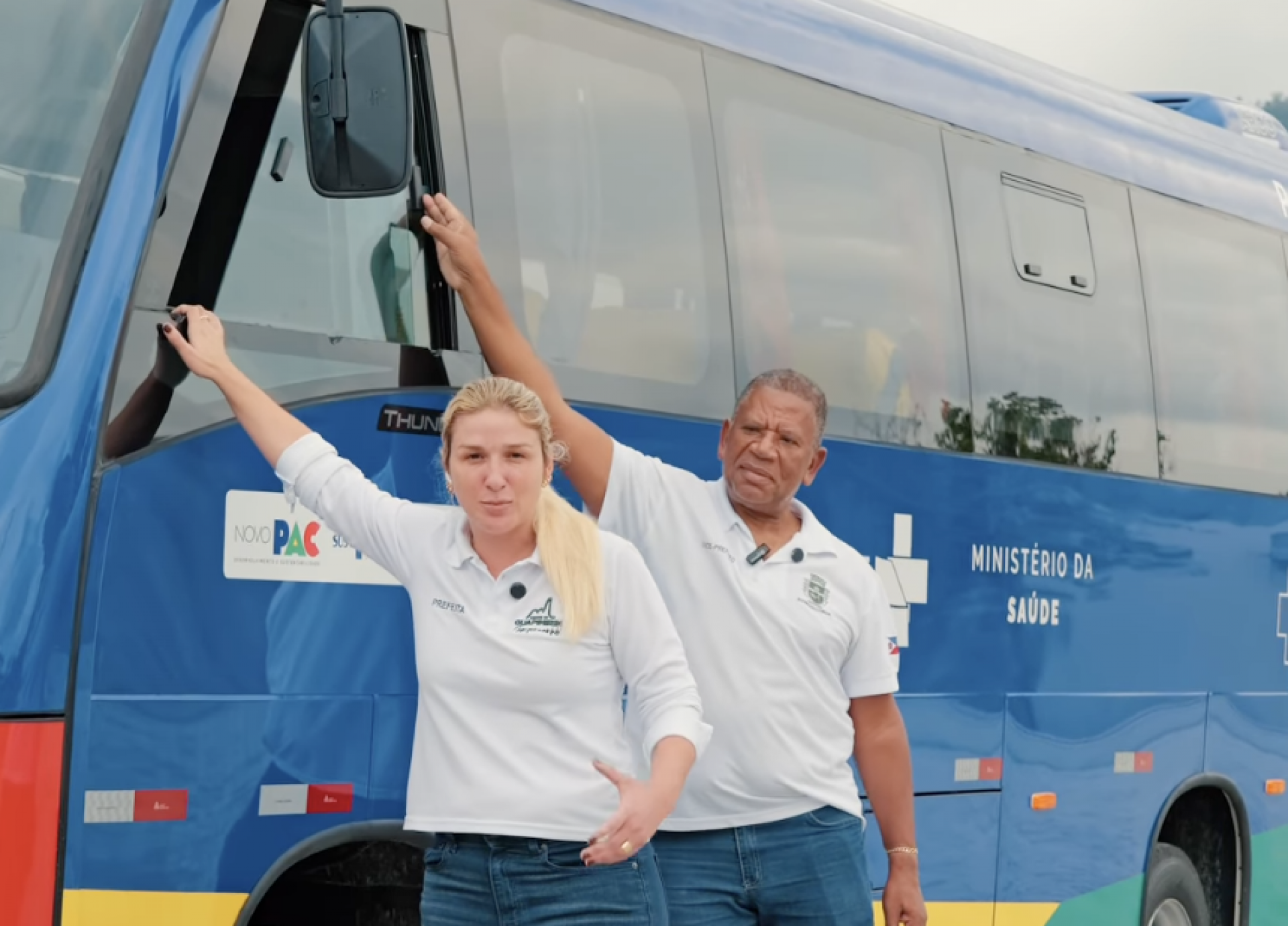 Prefeita Marina anuncia novo ônibus para transporte de pacie