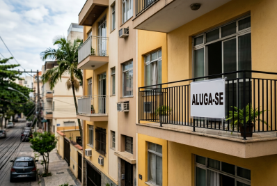 Dívida de aluguel atinge menor nível em 12 meses