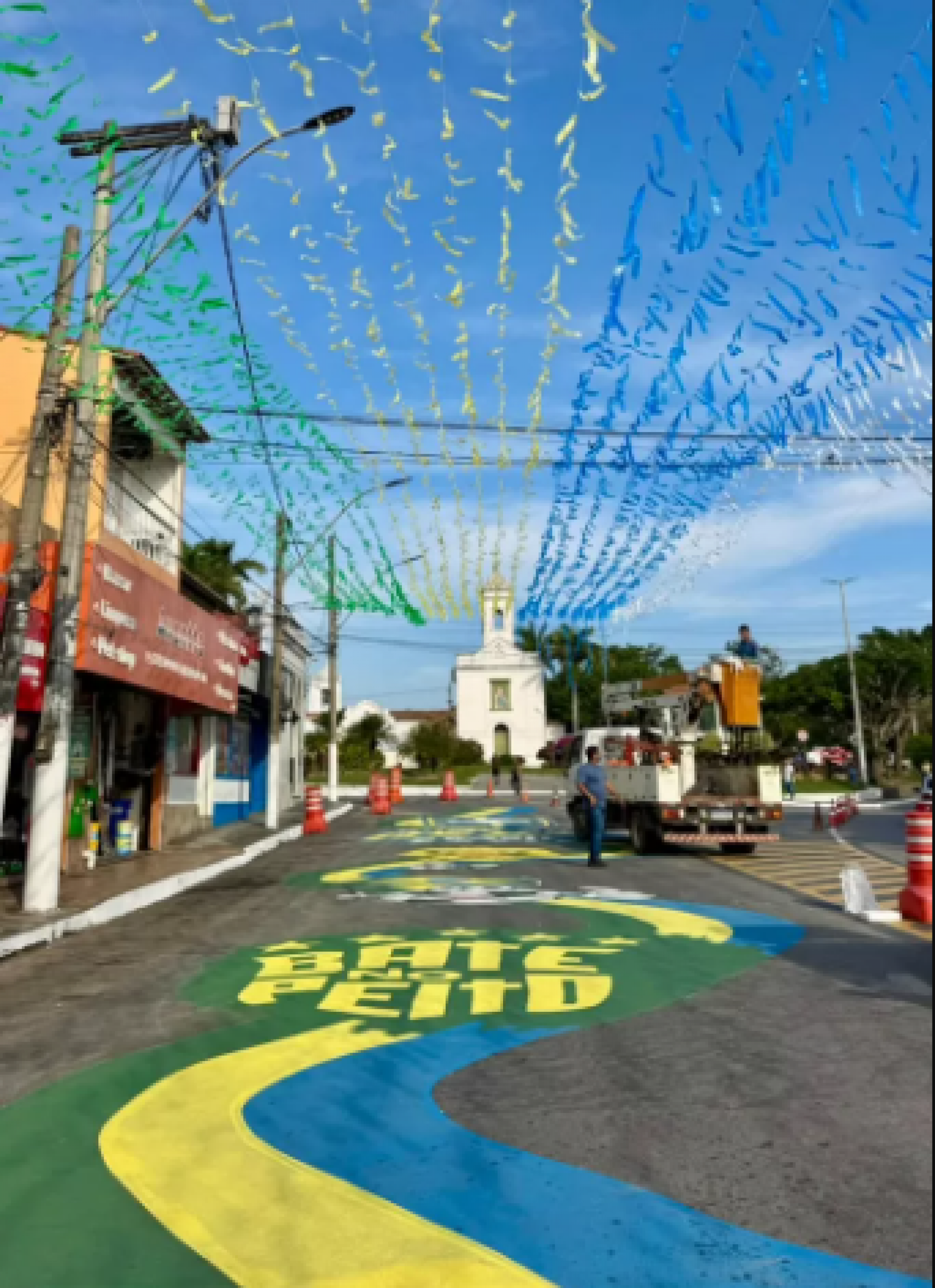 Telão na Praça da Matriz vai transmitir jogos do Brasil na C