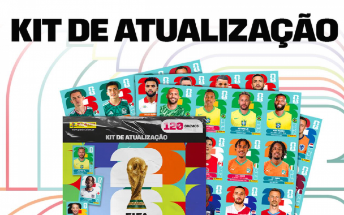 Panini anuncia 120 novas figurinhas do &aacute;lbum da Copa do Mundo