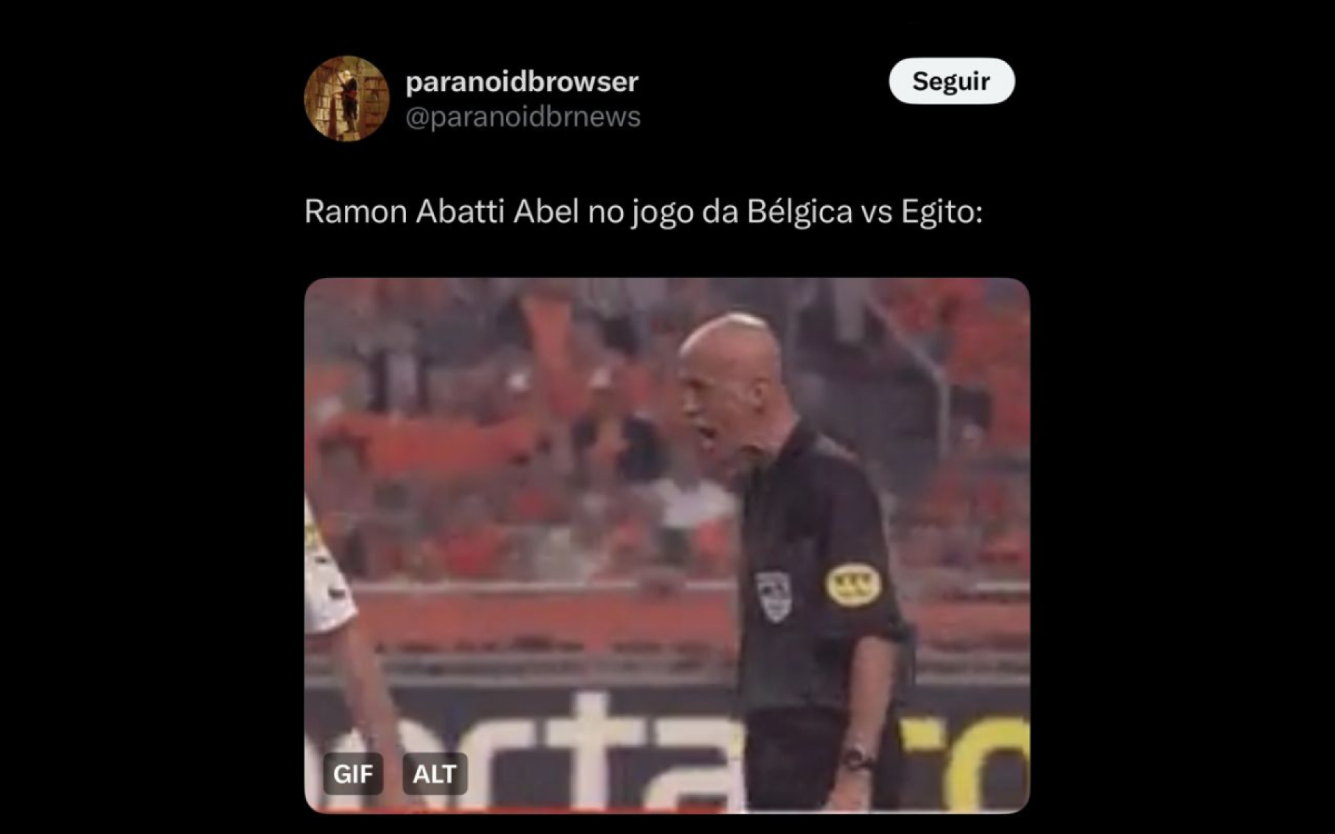 Arbitragem de Ramon Abatti Abel repercutiu nas redes sociais
- Reprodução / X
