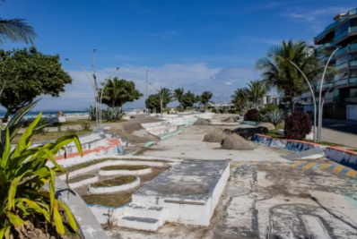 Obras de revitalização da Praça das Águas têm início em Cabo Frio