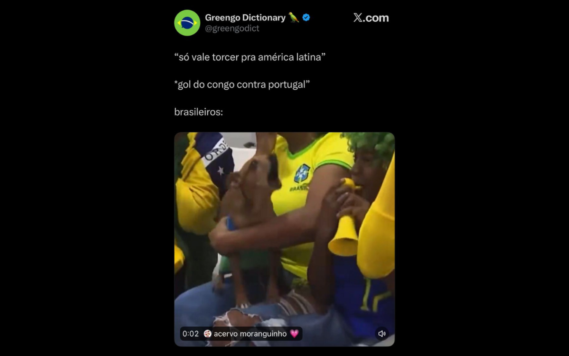 Estreia de Portugal na Copa do Mundo rendeu memes na Web
 - Reprodução / X