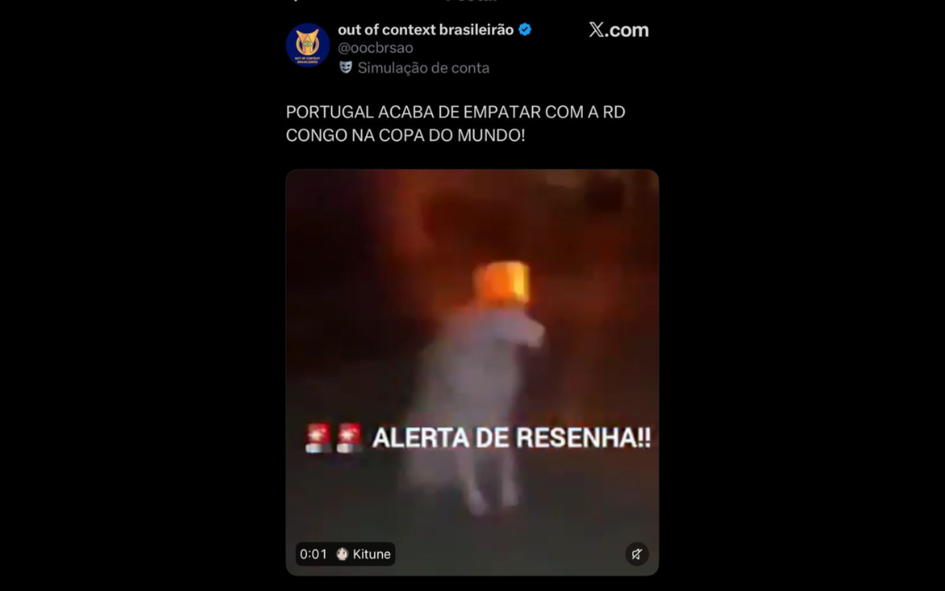 Estreia de Portugal na Copa do Mundo rendeu memes na Web
 - Reprodução / X