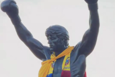 'Maldição' da estátua de Rocky Balboa gera preocupação em torcida do Brasil