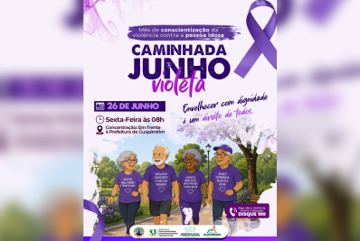 Guapimirim faz caminhada pelo fim da violência contra o idoso