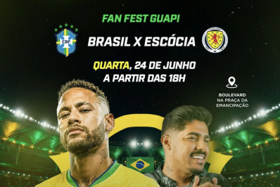 Fan Fest em Guapimirim transmite hoje jogo da seleção