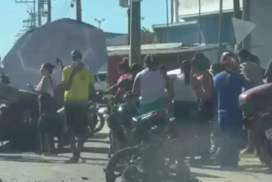 Motociclista fica ferido em acidente no Jardim Esperança, em Cabo Frio