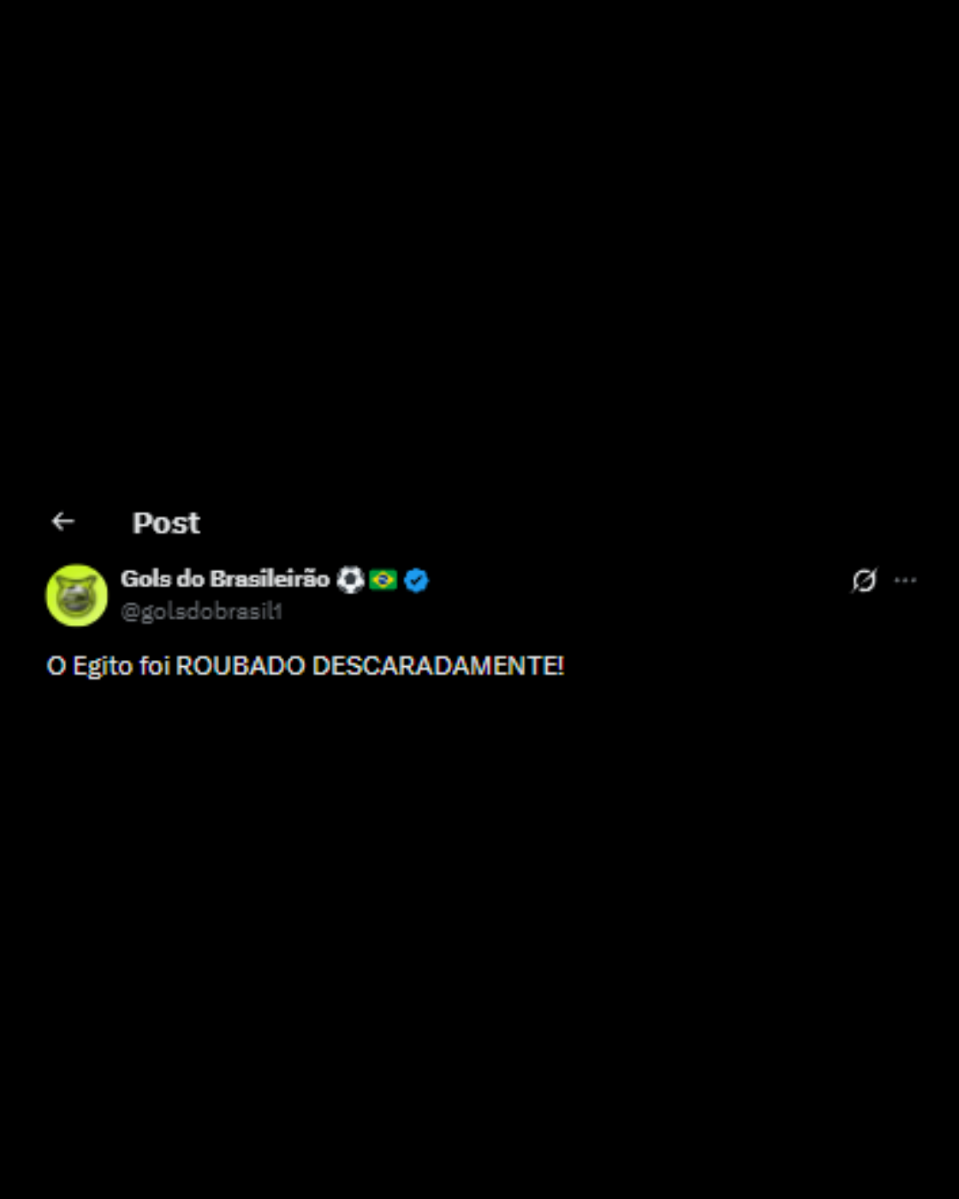 Críticas à arbitragem no jogo entre Argentina 3 x 2 Egito - Reprodução/X @golsdobrasil1